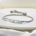 Bracciale arabo personalizzato con testo Gioielli islamici Ramadan Eid Regalo musulmano per le donne