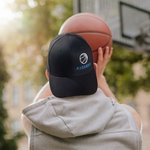 Personalized Embroidered Ball Icon Baseball Cap Adjustable Band with Name and Number Gift for Ball Sports Lover