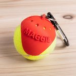 Personalised 3D Printing Lightweight Dog Toy Tennis Ball Holder with Keychain and Name Birthday Pet Backpack Accessories Gift for Dog Lovers