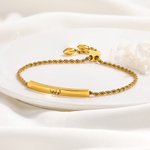 Bracciale arabo personalizzato con testo Gioielli islamici Ramadan Eid Regalo musulmano per le donne