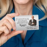 Personalised I Will Carry You Until I See You Again Photo Wallet Card Memorial Gift for Family
