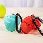 Personalised 3D Printing Lightweight Dog Toy Tennis Ball Holder with Keychain and Name Birthday Pet Backpack Accessories Gift for Dog Lovers