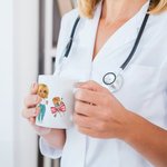 Tasse en céramique 11/15oz avec nom Cadeau d'appréciation pour le personnel médical
