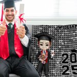 Personalisierte Faux Glitter Cartoon Absolvent Glückwunsch weiche Decke mit Namen und Jahr Graduierung Party Geschenk für Männer Frauen
