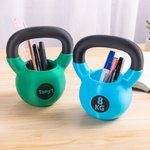 Personalised Multicolour 3D Printed Kettlebell Pencil Holder Desk Organizer with Text Funny Gym Gift for Weightlifter Fitness Lover
