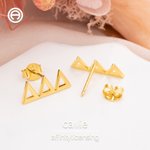 Personalisierte griechischen Buchstaben Ohrstecker Zierliche Schmuck Bid Day Sorority Geburtstag Geschenk für Schwestern Freunde | Callie × Affinität Lizenzierung