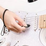 Henkilökohtainen Guitar Pick Kudottu Cord kaulakoru valokuva ja nimi Musiikki Performance Accessory Syntymäpäivälahja kitaristit Muusikko