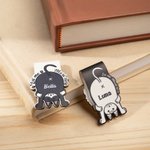 Personalisiertes Niedliches Magnetisches Katze Design Lesezeichen mit Namen Geburtstag Geschenk für Tierliebhaber Bücherwurm Buchliebhaber