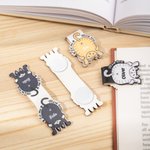 Personalisiertes Niedliches Magnetisches Katze Design Lesezeichen mit Namen Geburtstag Geschenk für Tierliebhaber Bücherwurm Buchliebhaber