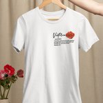 Personalised Birth Flower T-Shirt Sweatshirt Hoodie with Name Mother's Day Appreciation Birthday Gift for Moms Grandmas Women