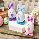 Huevos de Pascua personalizados con nombre Juego de 3 huevos de Pascua para regalar a los niños
