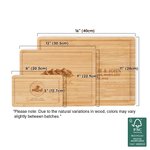 Personalisierte Ozean Welle Berg eingraviert Name FSC Bambus Charcuterie Schneidebrett mit Saft Rille Housewarming Hochzeit Geschenk für Familie Freund