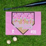 Personalisierte Multicolor Baseball Eiscreme Abtropfen Handtuch mit Namen und Nummer Portable Geburtstag Sport Zubehör Geschenk für Baseball Sportliebhaber
