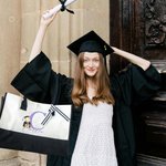 Personalized Classic Winnie the Pooh Large Canvas Tote Bag with Name and Initial Birthday Graduation Gift for Graduates