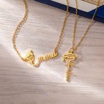 Personalizado delicado collar de graduación nombre de la tapa con el recuerdo de graduación grabado año regalo de cumpleaños para la clase de 2025 graduados