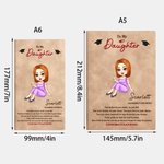 Personalizado Cartoon Graduación Carácter A5 A6 Cuaderno con nombre y texto Graduación Cumpleaños Regalo para las mujeres graduadas