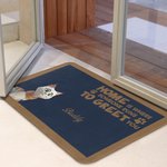 Personalized Cute 3D Cartoon 1-6 Pets Anti-Slip Welcome Door Mat with Names Fun Home Decor Birthday Housewarming Gift for Family Pet Lovers
