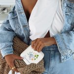Personalizado piedra de nacimiento joyero cuadrado con nombre de viaje Esenciales Cumpleaños Boda Regalo para Niñas Mujeres