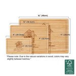 Personalizzato inciso nome cuore casa mappa FSC Bambù salumiere tagliere con scanalatura succo matrimonio regalo di inaugurazione per la coppia famiglia