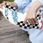 Personalisierte schnell trocknende Mikrofaser Schachbrett Gänseblümchen Strandtuch mit Namen Sommer Reise Wesentliche Geschenk für Kinder