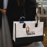 Personalisierte Cartoon-Charakter Canvas große Tragetasche mit Namen und Thema Büro Lehrer Tag zurück zu Schule Geschenk für Lehrer
