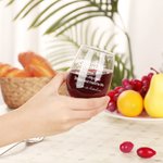 Personalizado Seester Definición 12oz Stemless Copa de Vino con Nombre Cumpleaños Treat Inicio Bar Housewarming Regalo para Hermanas Amigos