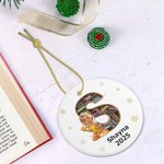 Personalisierte Cartoon Charakter Bücherregal Schneeflocken Lesen Mädchen Ornament mit Namen Baumschmuck Weihnachtsgeschenk für sie