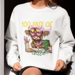 Personalizada 100 Días Vaca Montañesa Camiseta Sudadera Sudadera con Capucha con Nombre Día del Profesor Regalo de Vuelta al Cole para Profesores