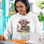 Personalizada 100 Días Vaca Montañesa Camiseta Sudadera Sudadera con Capucha con Nombre Día del Profesor Regalo de Vuelta al Cole para Profesores