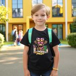 Personalized Coquette Bow Highland Cow 100% Cotton Kid T-shirt Sweatshirt Hoodie with Name Back to School Birthday Gift for Kids