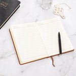 Personalized Chaos Coordinator Cartoon Character A5 Leather Cover Notebook with Name Recording Accessories Birthday Gift for Students Office Workers