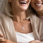 Personalisierte zierliche Kolibri Halskette mit Birthstone Vogel Schmuck Geburtstag Jahrestag Muttertag Geschenk für Frauen