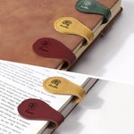 Personalisierte PU Leder Geburt Blume magnetische Lesezeichen Clip mit Namen Geburtstag Geschenk für Bücherwurm Buchliebhaber