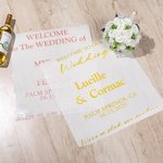 Adesivi personalizzati con nome e messaggio benvenuto al matrimonio decorazioni per matrimoni fidanzamenti regalo ideale per nuovi sposi