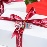 Personalisierte Weihnachtsmannmütze Glocke Weihnachtsbaum Name Ornament Kinderzimmer Weihnachtsbaum Dekoration Geschenk für Kinder Familie