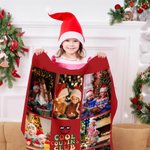 Couverture Personnalisée Sunglass Cool Cousins Club 5-8 Photo Collages avec Année Multicolore Décoration Maison Réunion de Famille Cadeau de Noël pour les Enfants