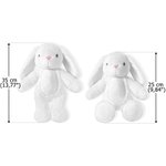 Mon Premier Lapin de Pâques Peluche Personnalisée avec Nom et Année Cadeau de Pâques pour Enfants