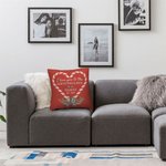Personalizzato Love You to the North Pole & Back Throw Pillow Cover Candy Cane Natale Home Decor Regalo di Natale per la famiglia coppia