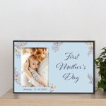 Gepersonaliseerd Eerste Moederdag Fotolijst met Tekst Home Decoratie Verjaardag Baby Shower Gift voor Nieuwe Moeder Familie
