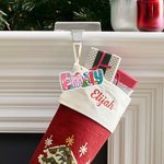 Personalisierte Weihnachtsmannmütze Glocke Weihnachtsbaum Name Ornament Kinderzimmer Weihnachtsbaum Dekoration Geschenk für Kinder Familie