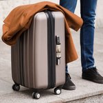 Personalized Travel Landmark Luggage Handle Wrap with Name Set of 2 Travel Accessories Christmas Gift for Travel Lovers