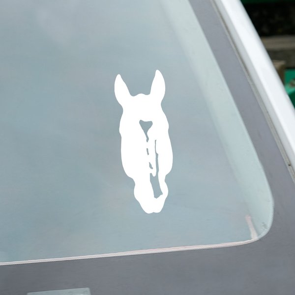 Personalised Multicolour Horse Silhouette Birthmark Photo Weatherproof Decal Sticker Birthday Car Window Laptop Decor Gift for Horse Lover Car Owner