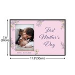 Gepersonaliseerd Eerste Moederdag Fotolijst met Tekst Home Decoratie Verjaardag Baby Shower Gift voor Nieuwe Moeder Familie