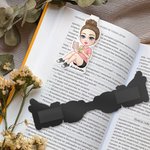 Personalized Cartoon Character Magnetic Bookmark Clip with Name Reading Supplies Birthday Gift for Women Book Lovers