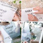 Adesivi personalizzati con nome e messaggio benvenuto al matrimonio decorazioni per matrimoni fidanzamenti regalo ideale per nuovi sposi