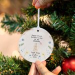Personalised Happy First Mother's Day Cute Animal Ceramic Ornament with Name and Year Mother's Day Gift for Woman