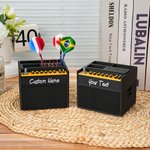 Personalized 3D Printed Guitar Amp Model Guitar Picks Holder Darts Holder with Name Birthday Gift for Guitar Players Darts Lover