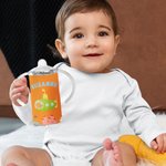 Personalisierte 355 ml Tauchen Tier Design Schnabeltasse mit Namen 2 Deckel und Farbvarianten Geburtstag Geschenk für Jungen Mädchen