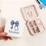 Portagioie portatile in pelle con nome, regalo di laurea essenziale e di apprezzamento per il personale medico.