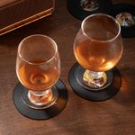 Personalised Set of 2 Classic Vinyl Record Design Coaster with Photo Home Decor Birthday Gift for Vinyl Lovers